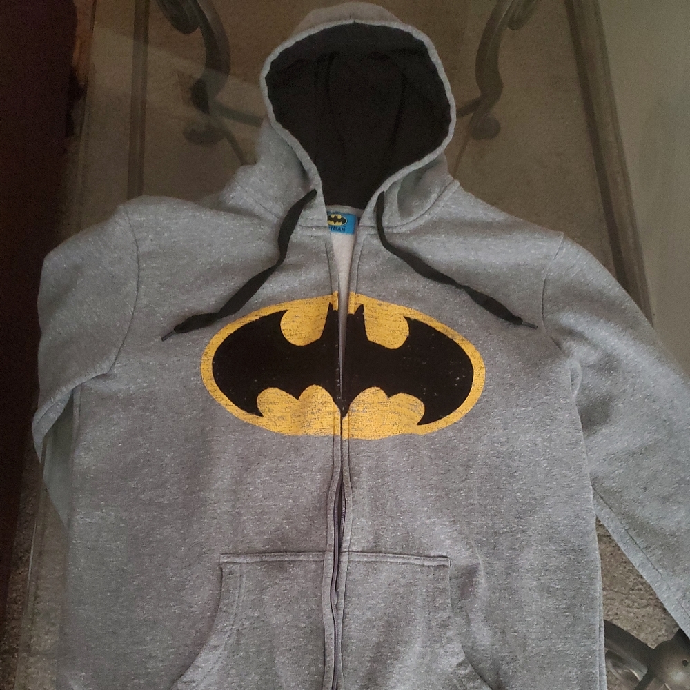 DC COMICS BATMAN HOODIE Size L